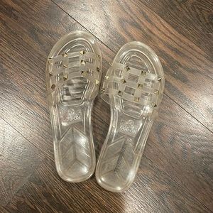 Jelly stud sandals